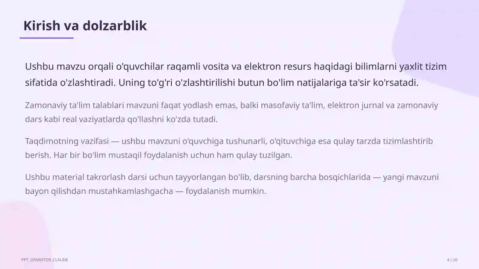 Ta'limda Telegram-botlar va kanallardan foydalanish 4