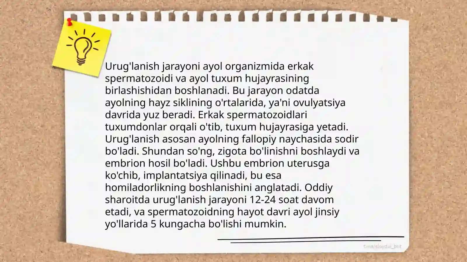 Ko'payish jarayonlar va organlarning xususiyatlari 4