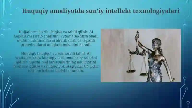 Sun'iy Intellekt va Huquqiy Tizimlar 4