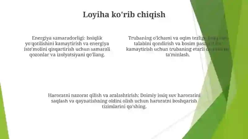 Markazlashtirilgan issiq suv taminoti tizimlari 4