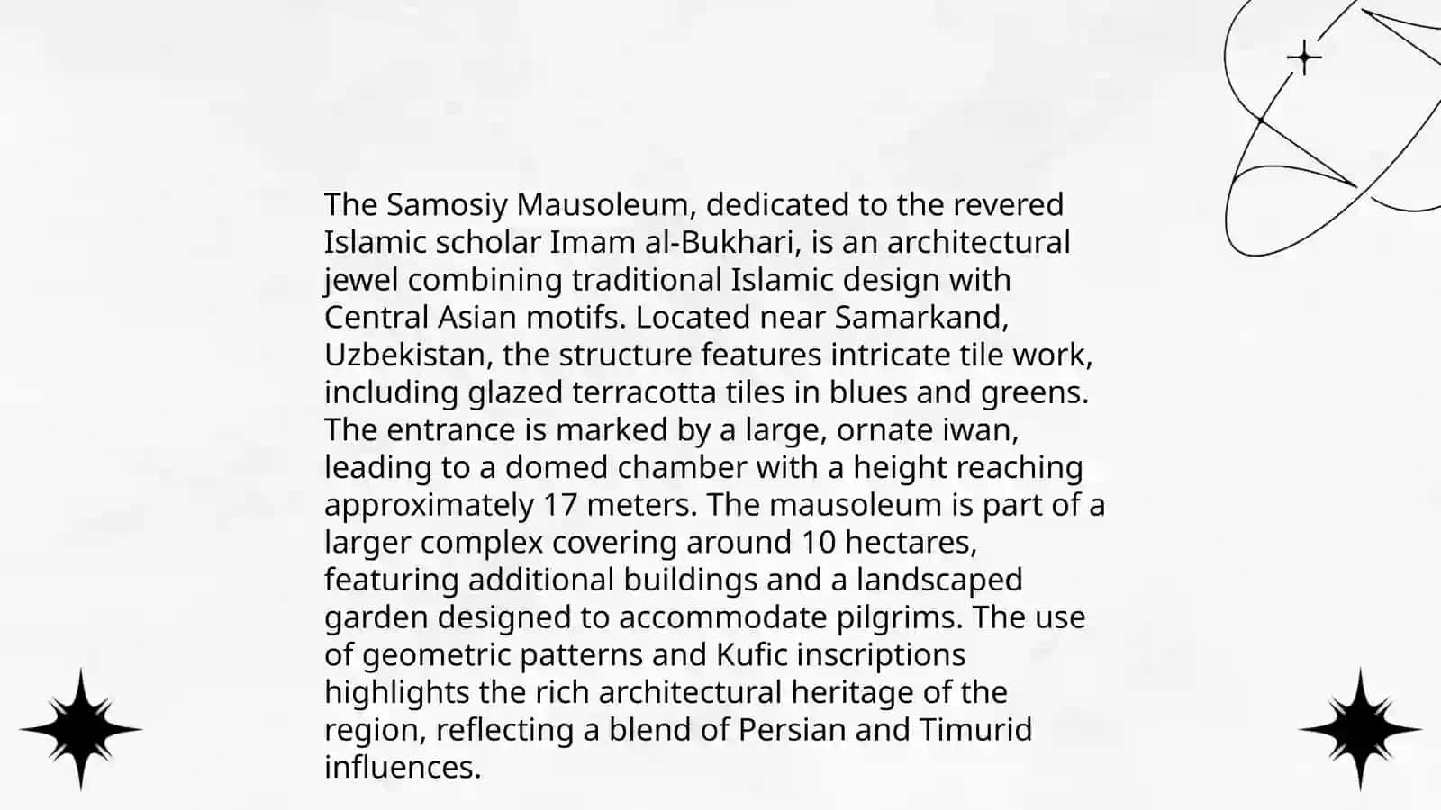 Xoja Muhammad Boboyi Samosiy masoleum 4