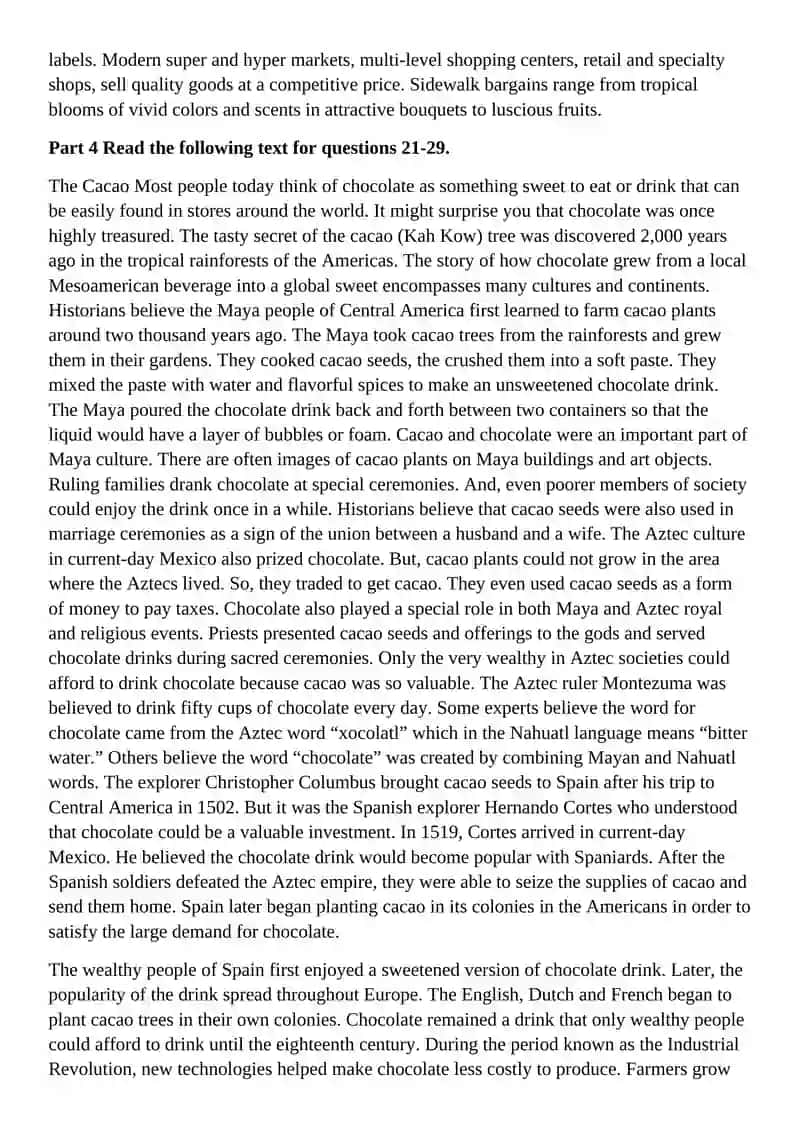 Part 1 Read the text 4
