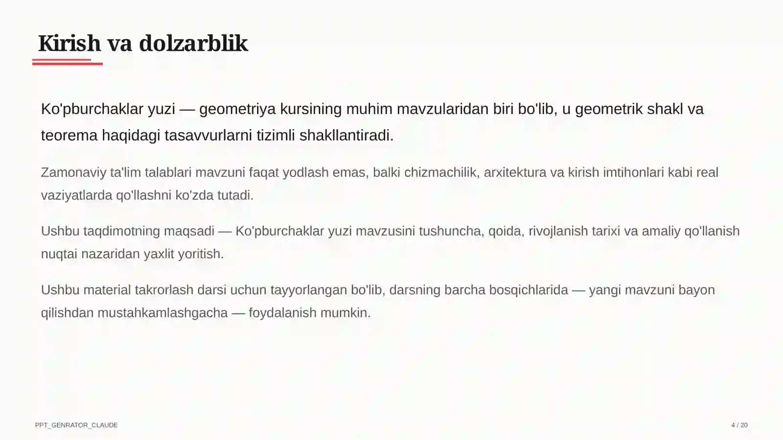 Ko'pburchaklar yuzi (8-sinf) 4