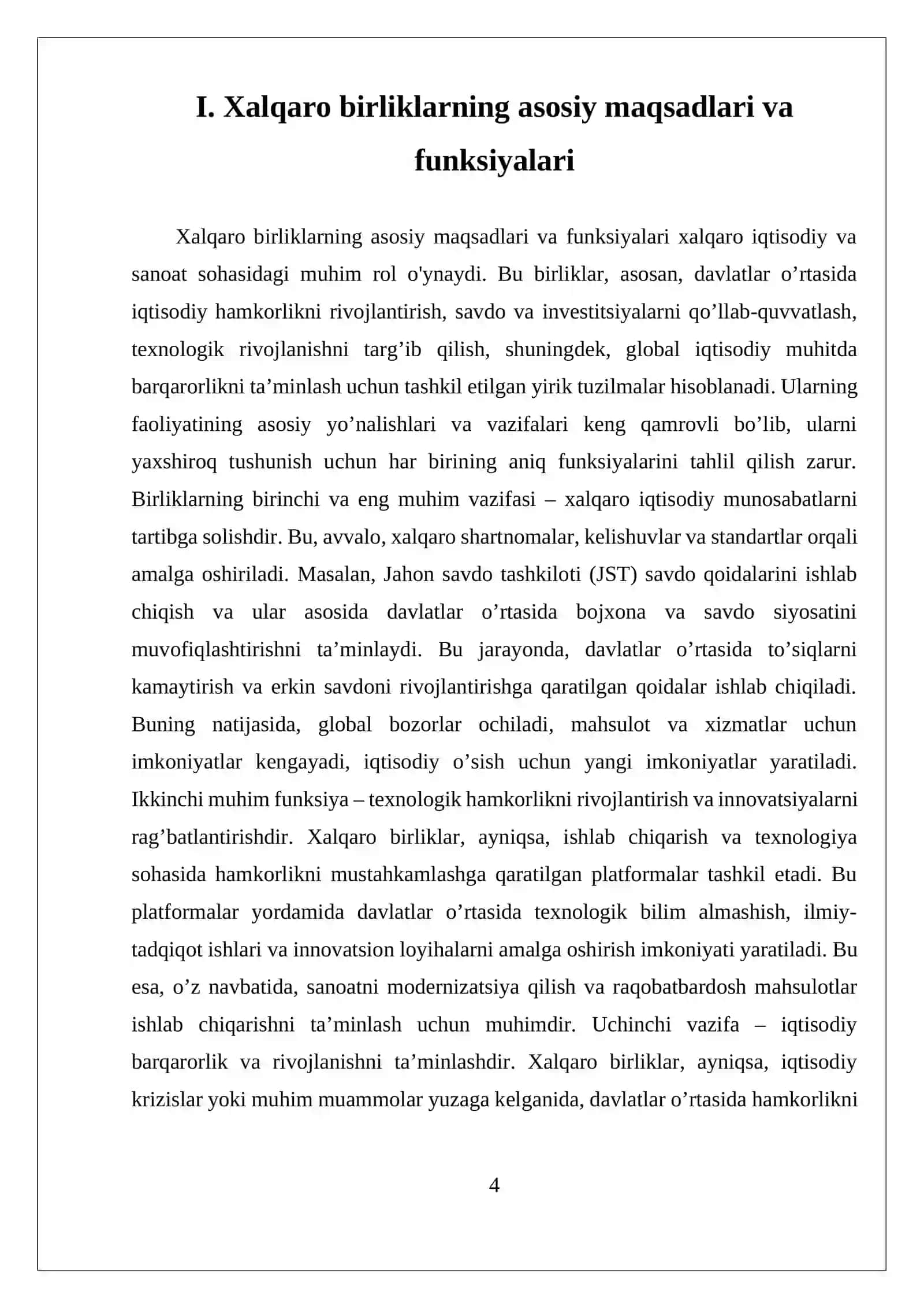 SI XALQARO BIRLIKLAR TIZIMINI OʻRGANISH 4