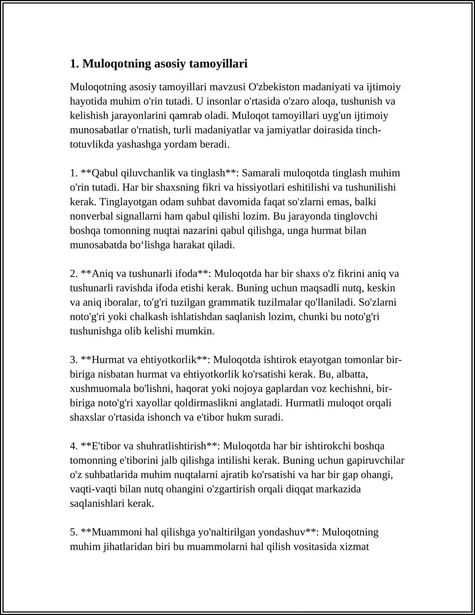 AMBULATORIYA SHAROITIDA BEMORLAR BILAN MULOQOTDA BO'LISH PSIXALOGIYASI 4