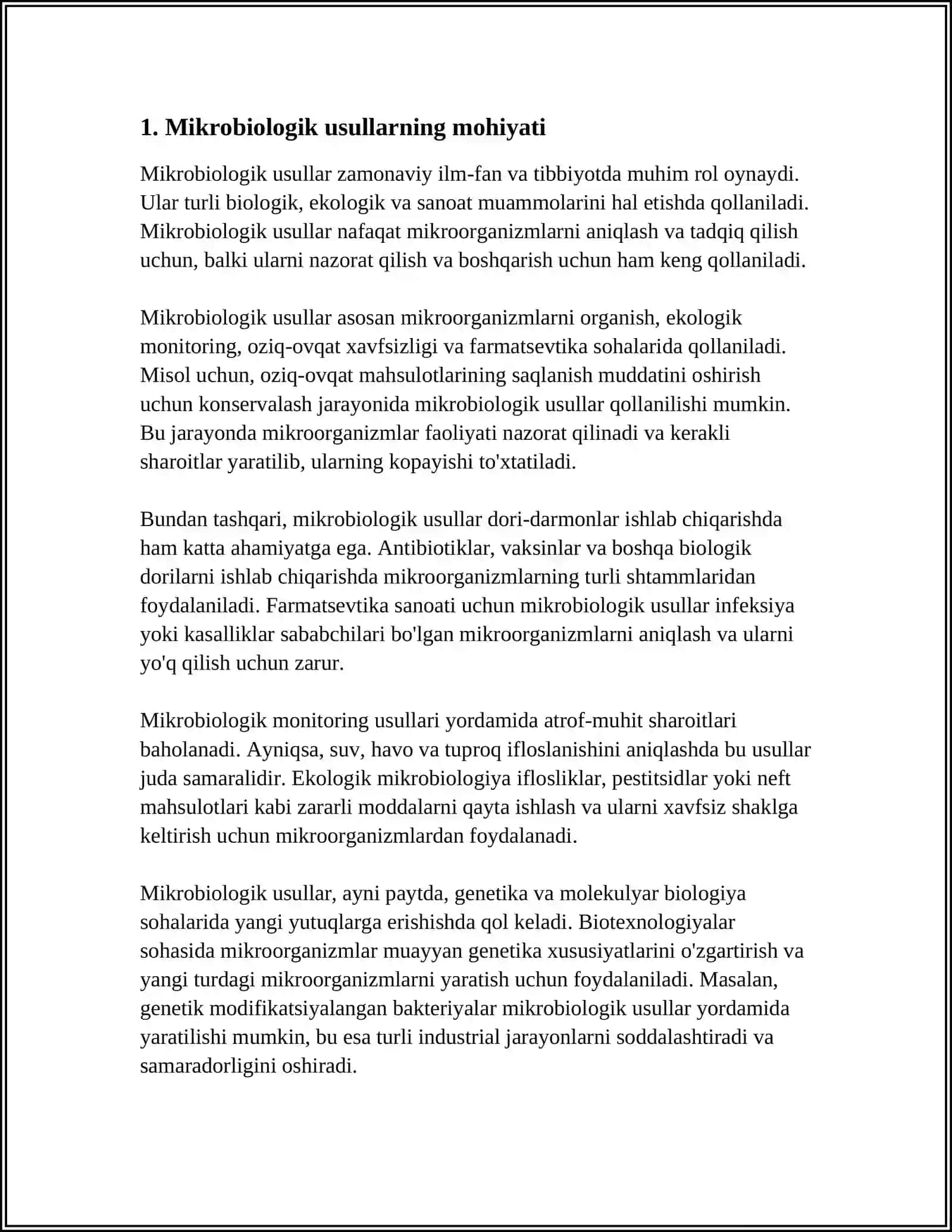 MEVA VA SABZAVOTLARNI MIKROBIOLOGIK USULDA KONSERVALASH ASOSLAR 4