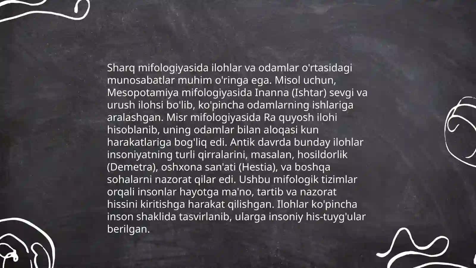 Qadimgi Sharqda asotiriy tasavvurlar va falsafiy bilimlarning paydo bo‘lishi 4