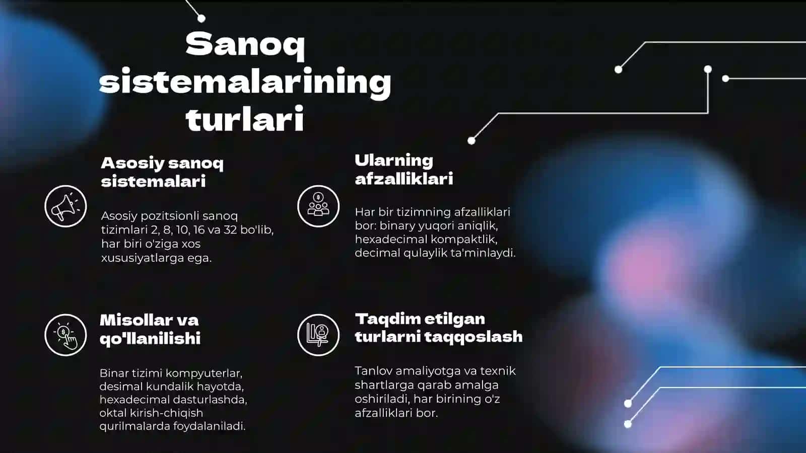 Sanoq sistemalari 4