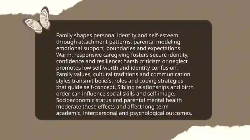 The importance of family 4