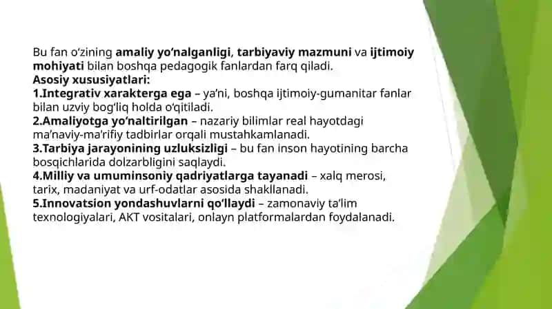 Ma’naviy-ma’rifiyishlarni tashkilotish metodikasi 4