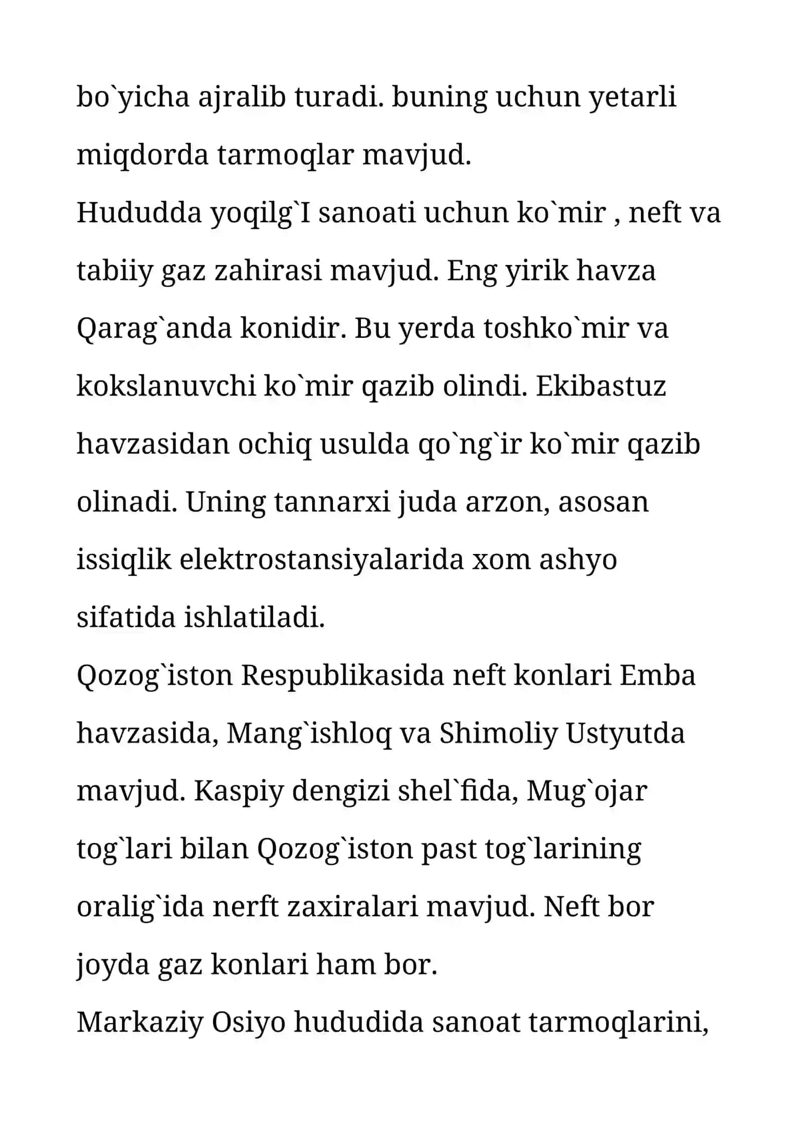 Markaziy Osiyoning sanoati 4