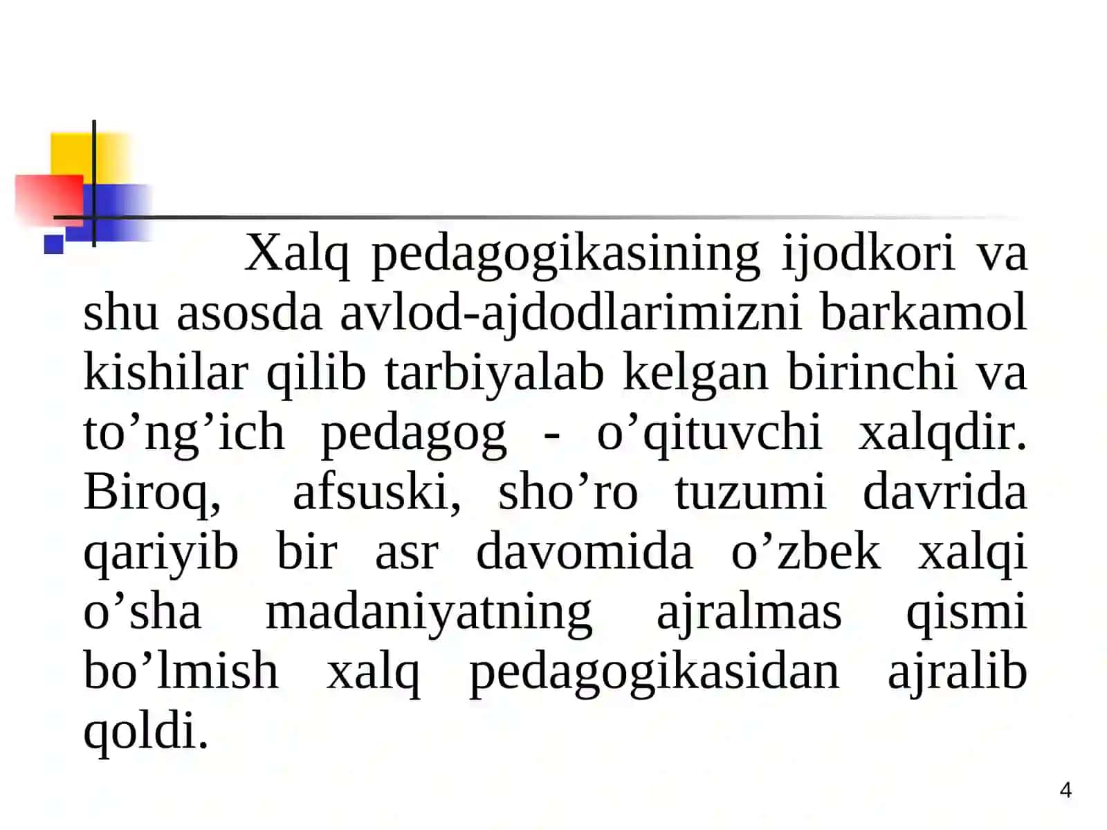 Xalq og‘zaki ijodi namunalarini boshlangich ta’limda o’rganishning ahamiyati 4