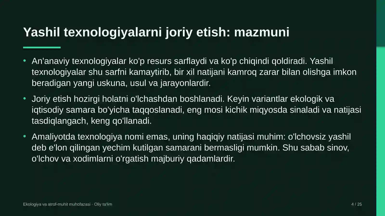 neft bazalarida yashil texnologiyalarni joriy etish 4289 4