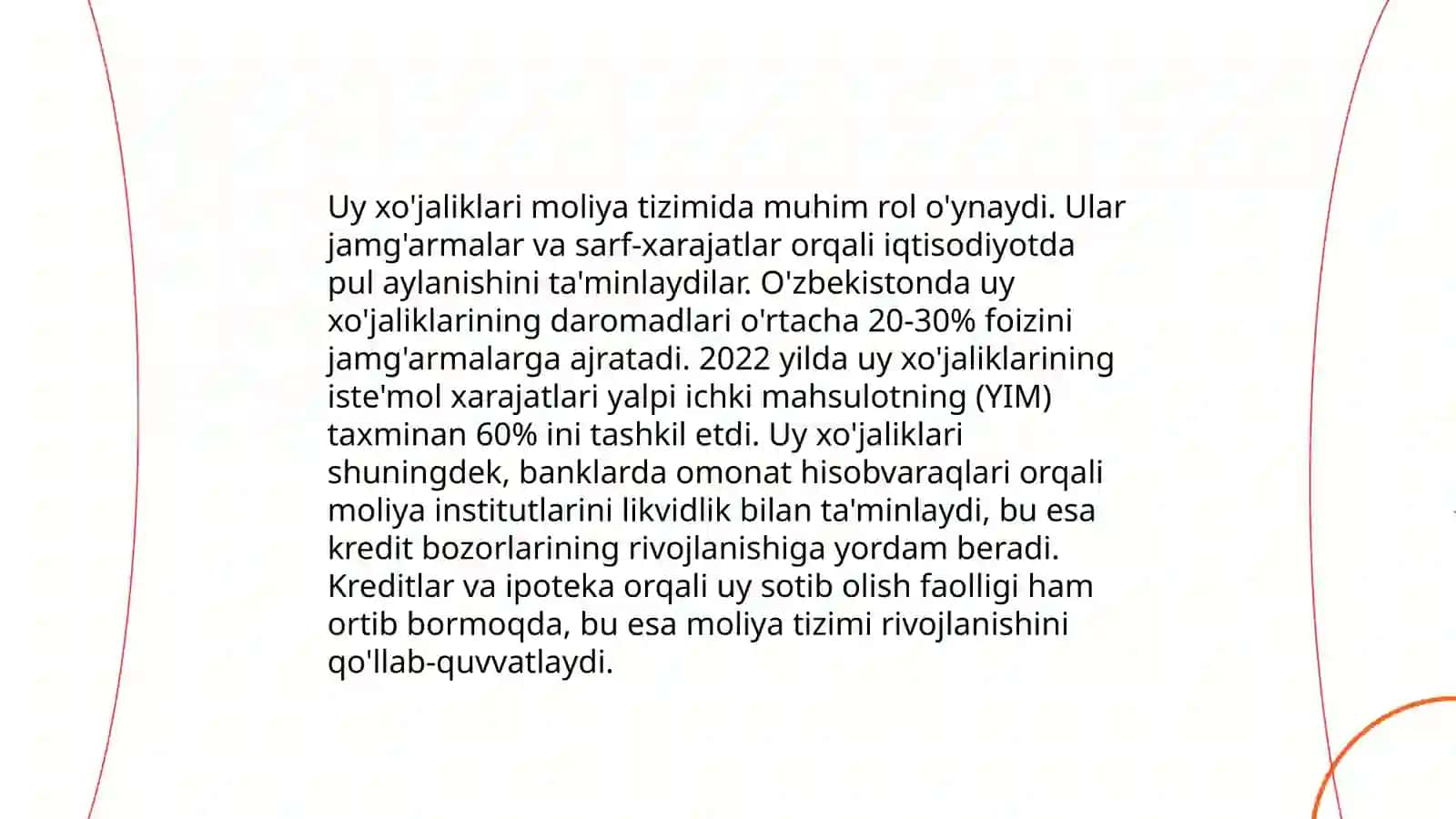 Uy xojaliklari moliyasi 4