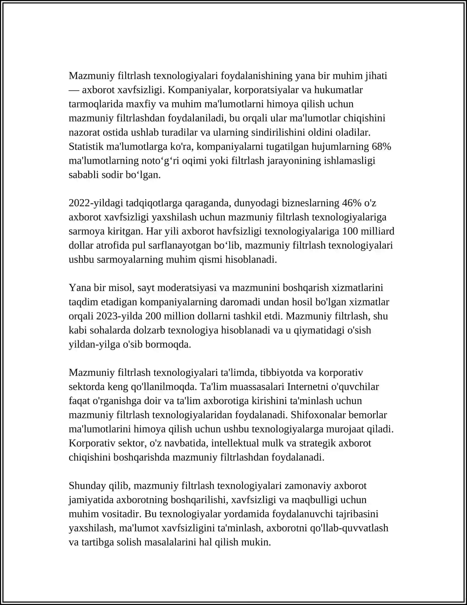 AXBOROT XAVFSIZLIGINI TA’MINLASHNING ZAMONAVIY USUL VA VOSITALARI 4