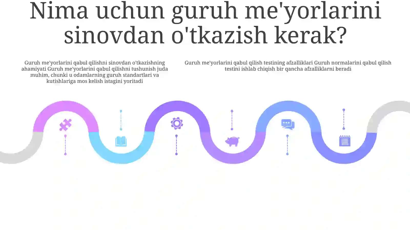 Guruhiy Normalami Qabul Qilish Mavzusi Bo'Yicha Test Tuzish 4