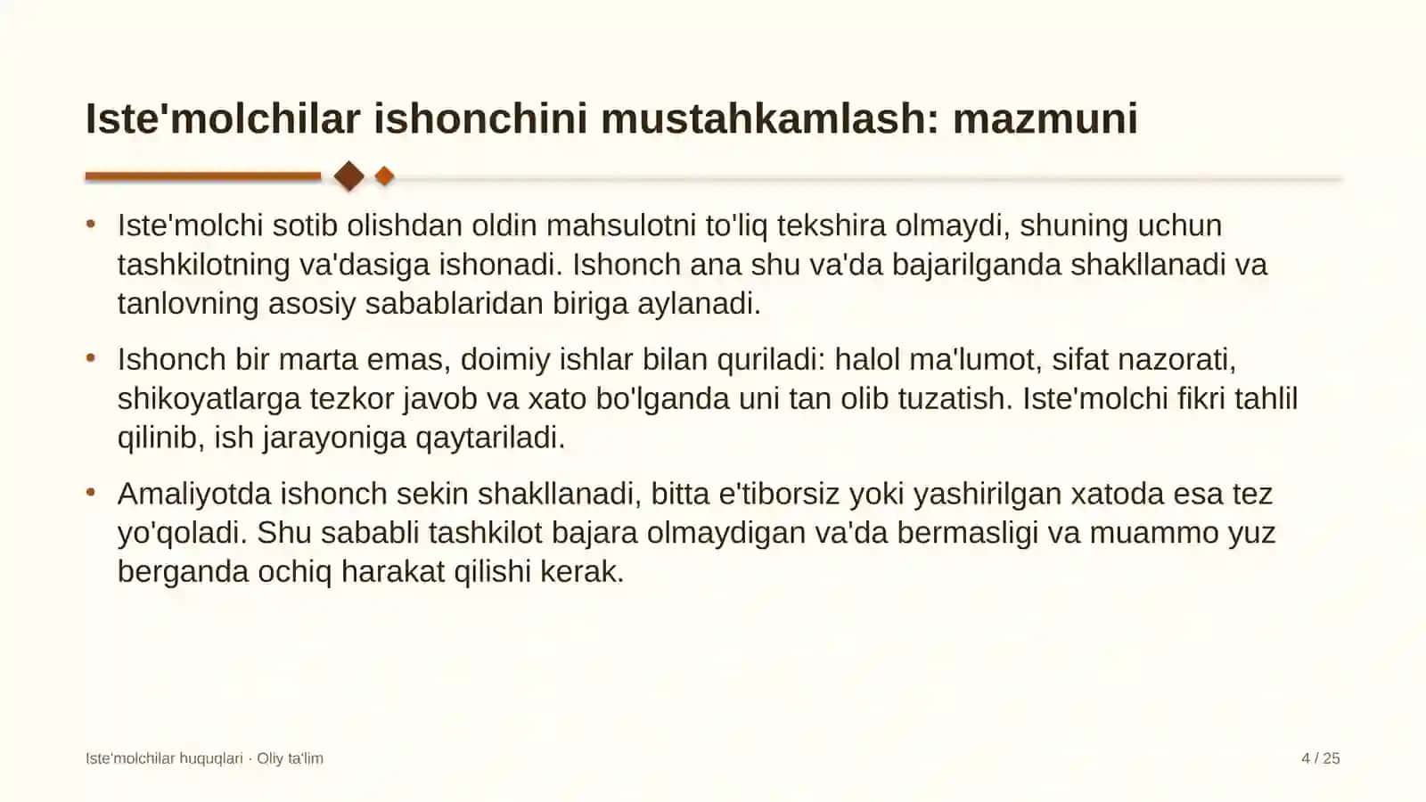 veterinariya xizmatida iste'molchilar ishonchini mustahkamlash 2287 4