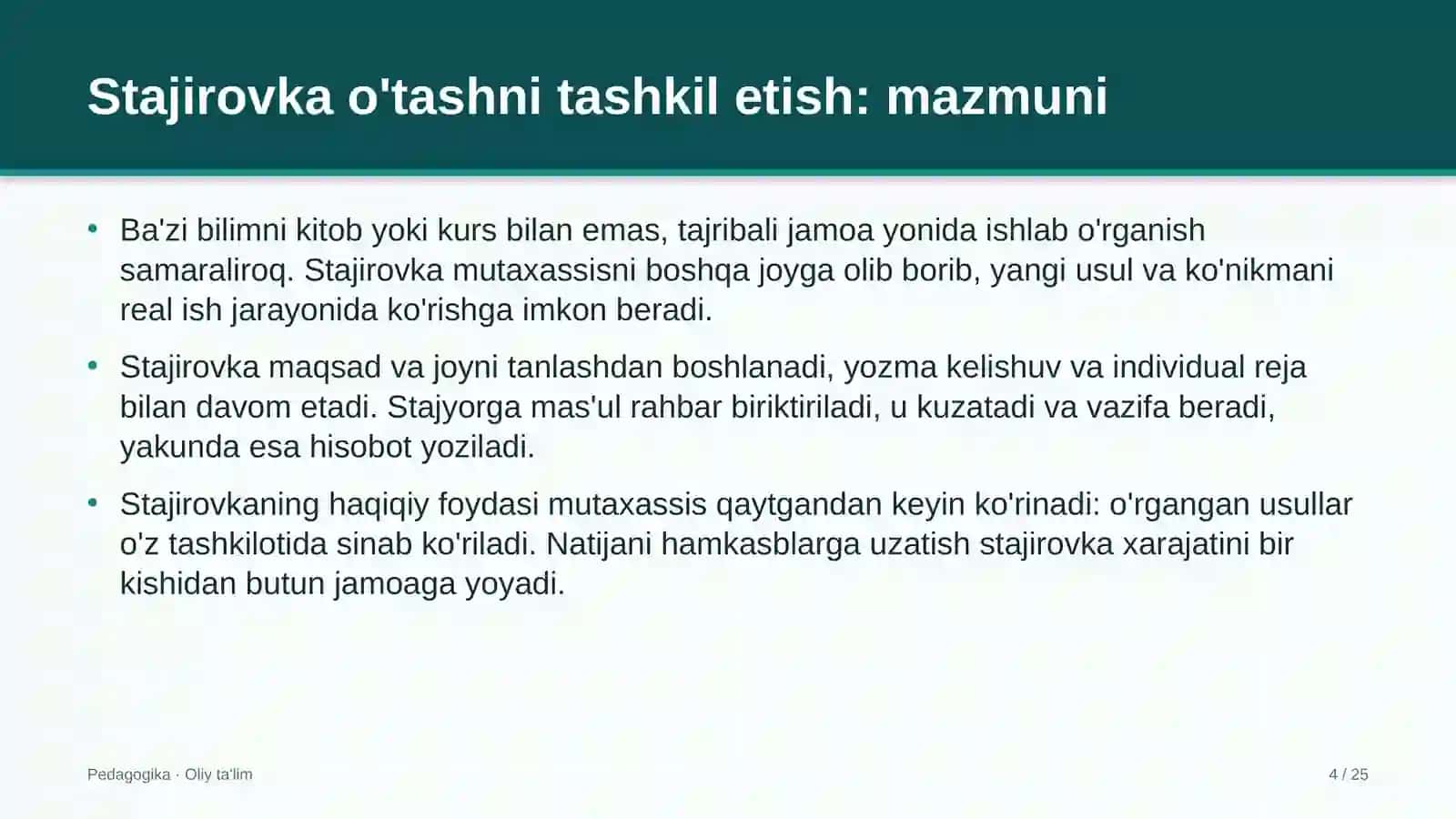 Avtobus parklarida stajirovka o'tashni tashkil etish 4