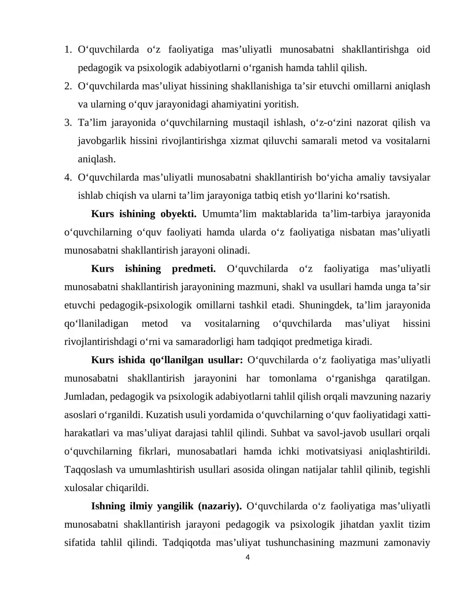 Mas’uliyat tushunchasi va uning pedagogik ahamiyati 4