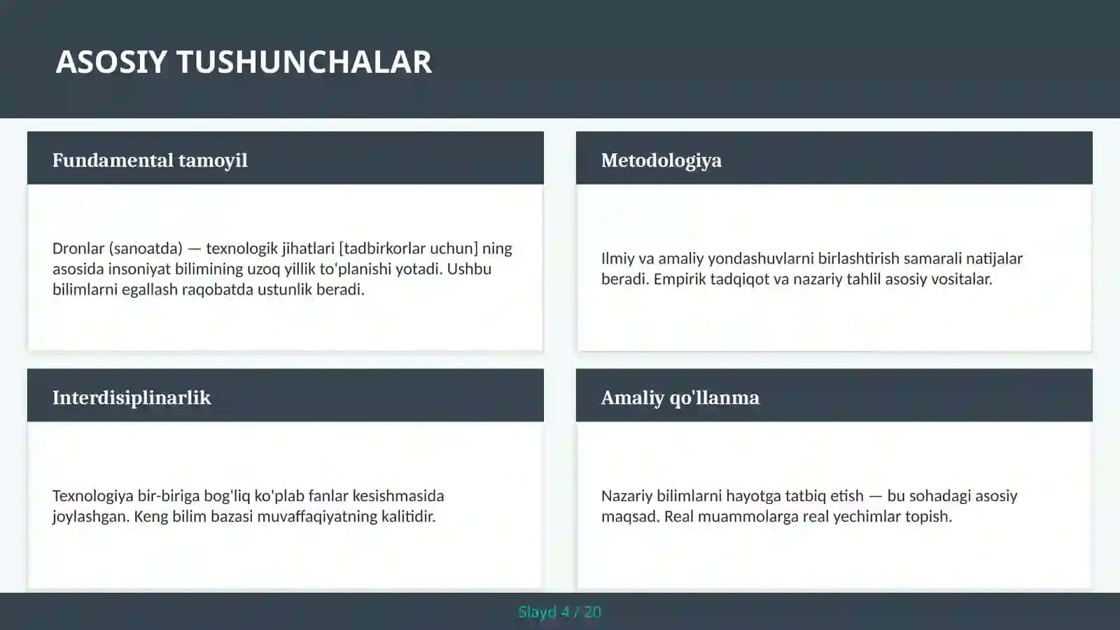 Dronlar (sanoatda) — texnologik jihatlari [tadbirkorlar uchun] 4
