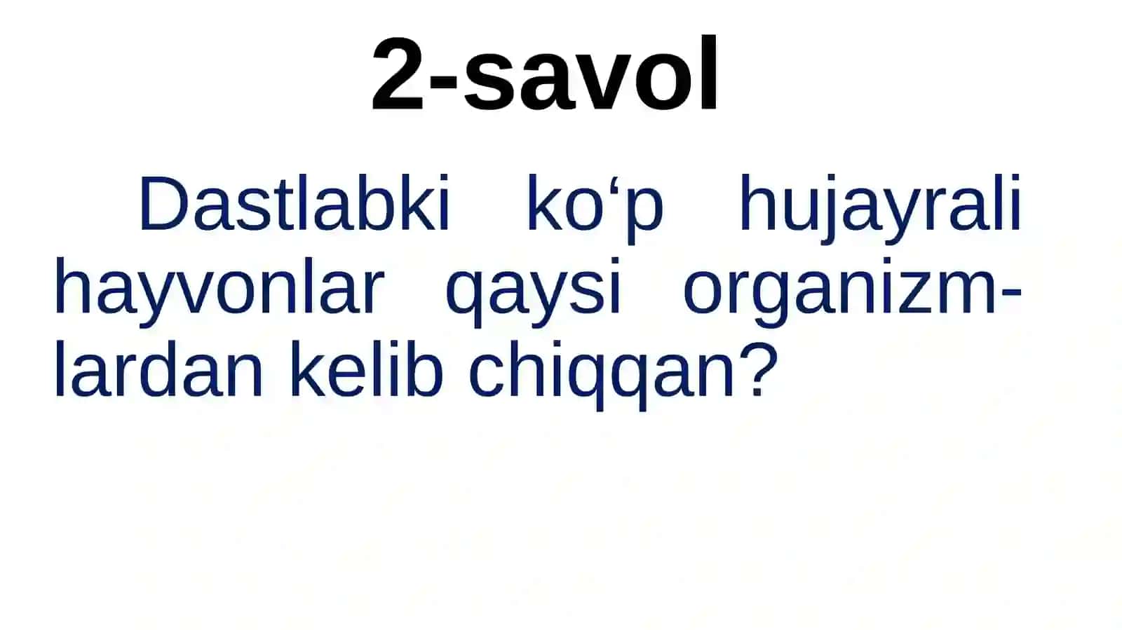 TIRIK ORGANIZMLARDA O‘Z-O‘ZINI IDORA QILISH ORGANLARI: GUMORAL VA NERV SISTEMASIEVOLUTSIYASI 4