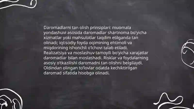Moliyaviy natijalarni shakillantirish va hisobda aks ettirish 4