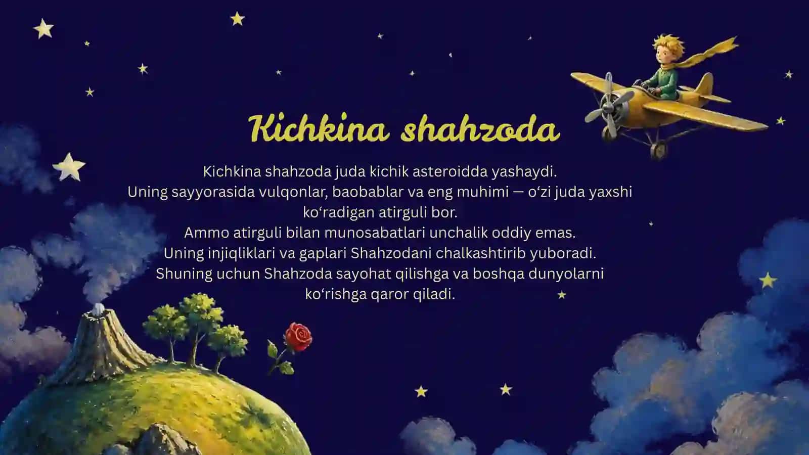 "Kichkina shahzoda" asari tahlili 4