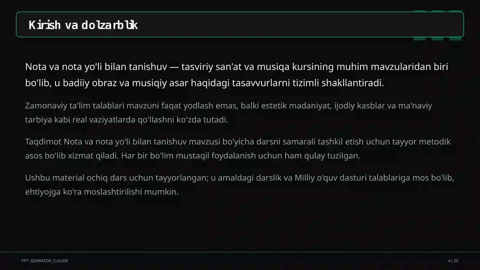 Tasviriy san'at va musiqa (1–7) 4