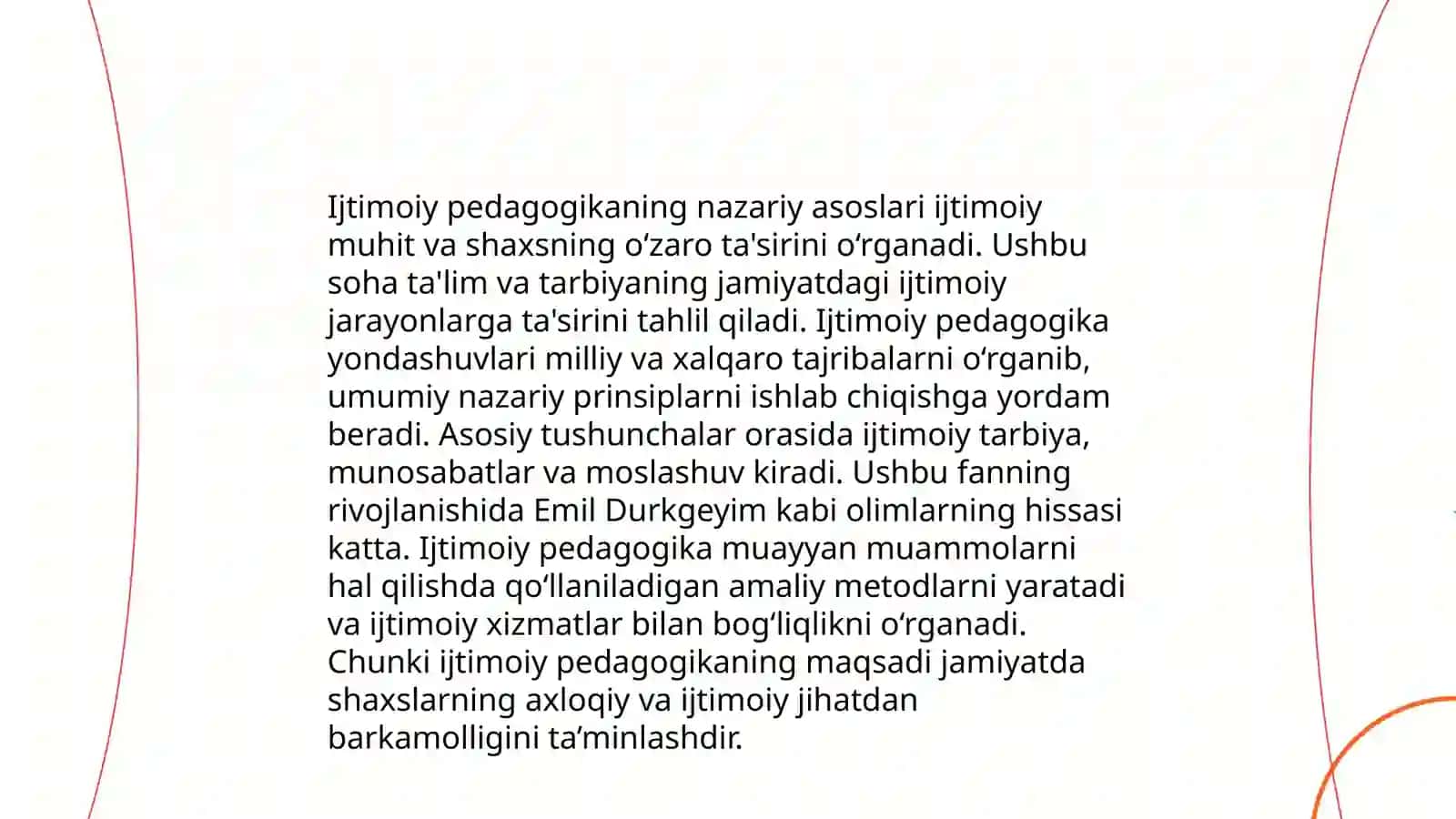 Ijtimoiy pedagogika fan sifatida 4