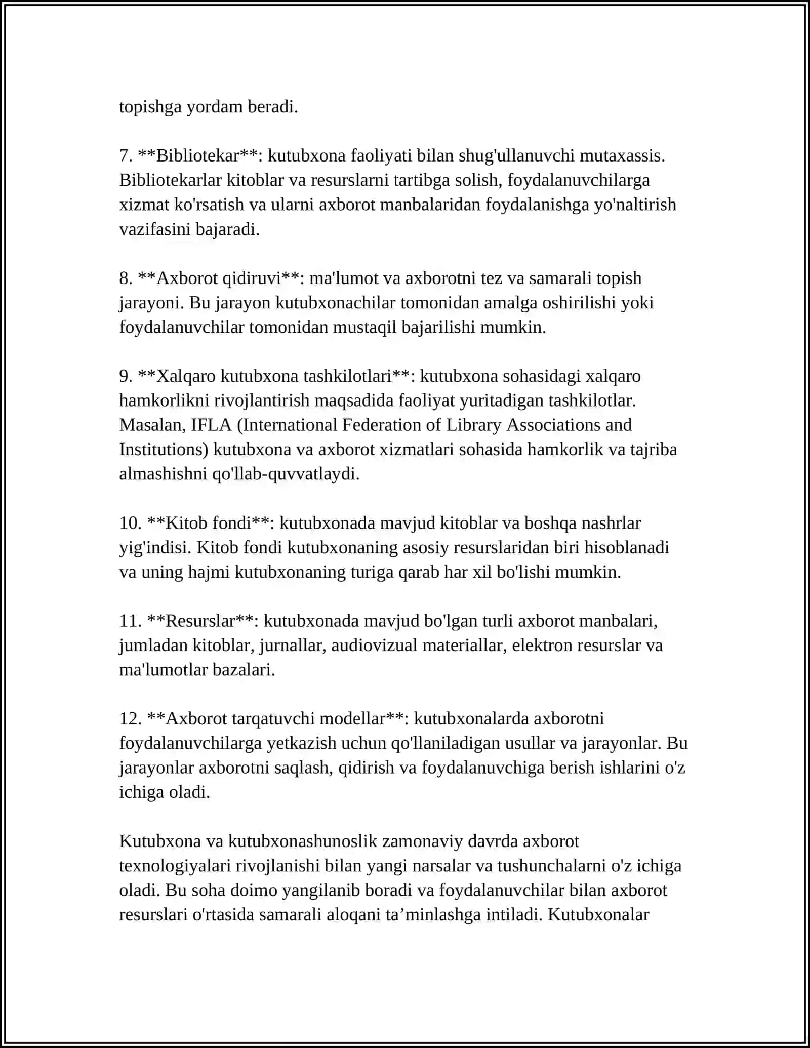 KUTUBXONASHUNOSLIK FANINING ILMIY - ÒQUV FANI SIFATIDA PAYDO BOʻLISHI VA RIVOJLANISHI 4