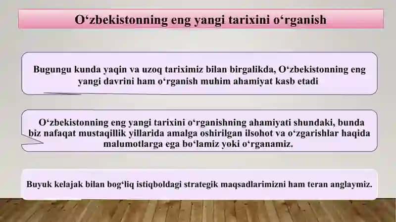 O‘zbekistonning ENG yangi tarixi 4