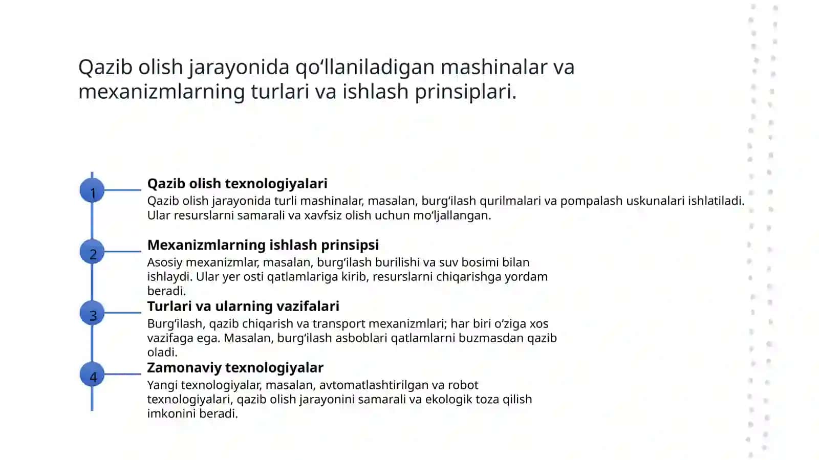 Ochiq va yopiq yer osti quduqlarini qazib chiqarishda ishlatiladigan texnologiyalar va mashinalar 4