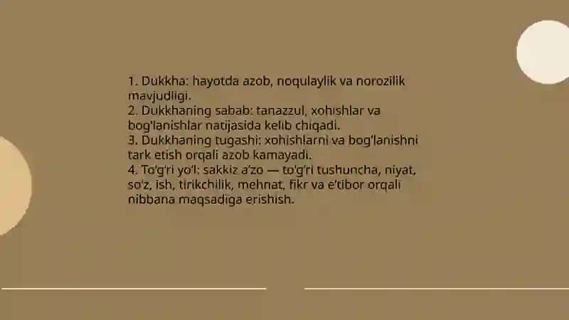 Buddaviylik dini tarixi va g'oyalari 4
