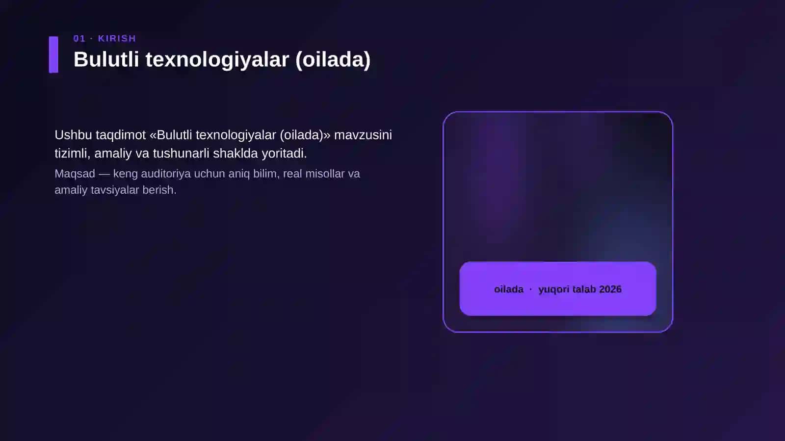 Bulutli texnologiyalar (oilada) 4