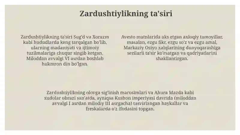 Islomga qadar Markaziy Osiyoda ijtimoiy - ma'naviy muhit 4