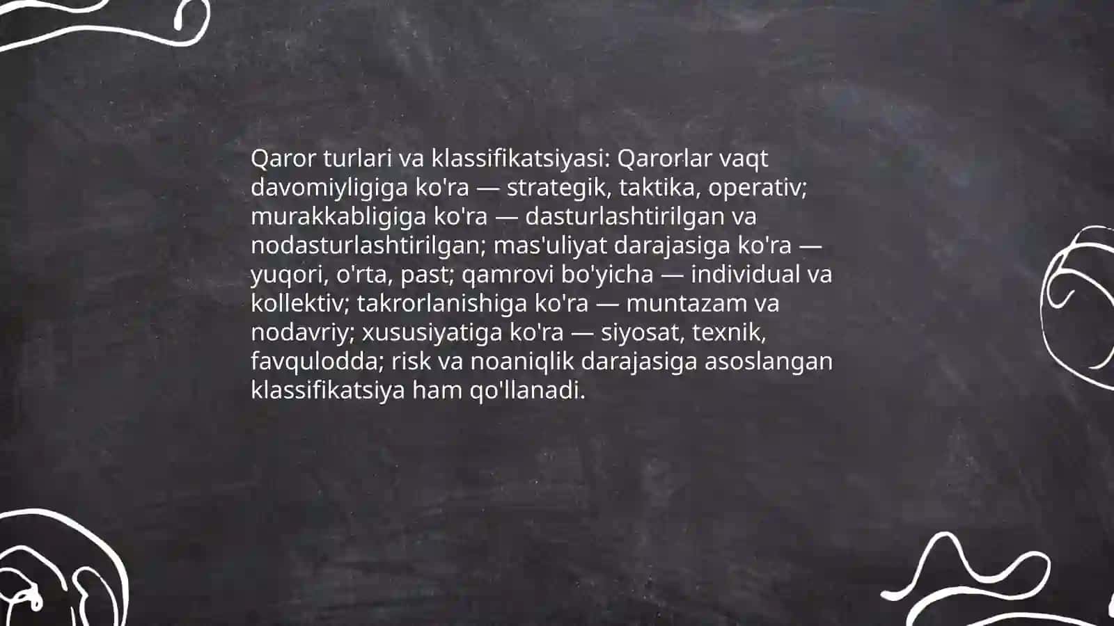 Boshqaruv qarorlarini qabul qilish 4
