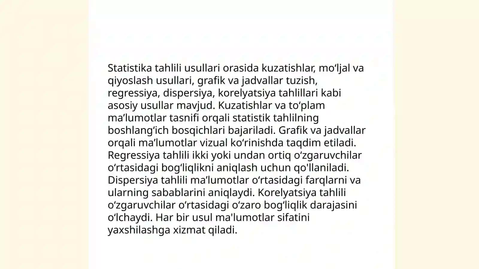 StatSoft dasturi 4