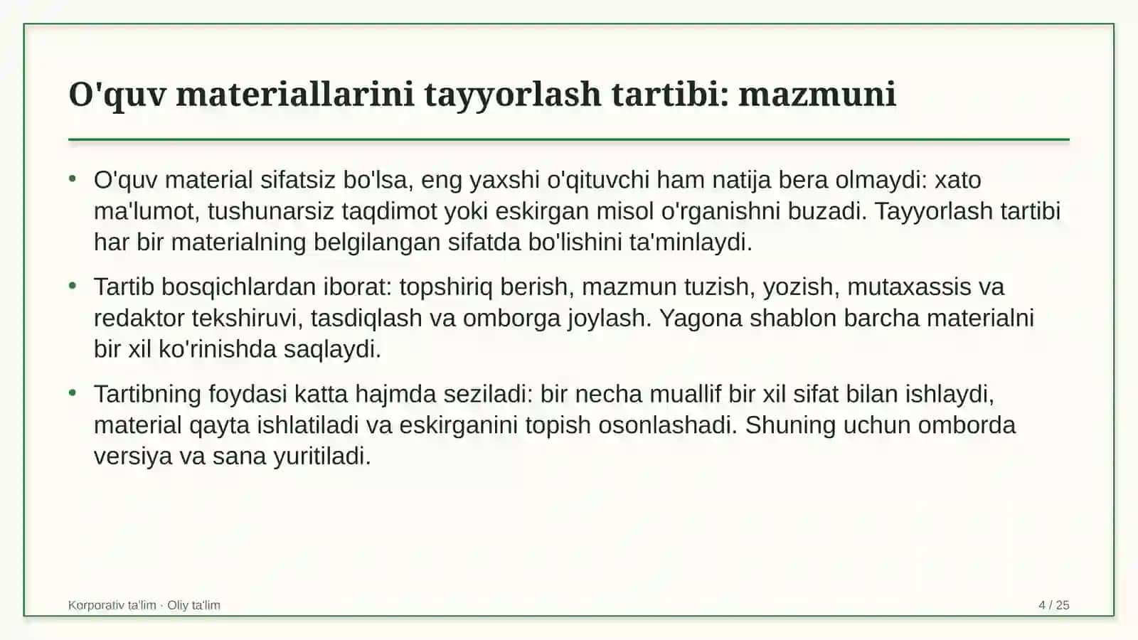 buxgalteriya xizmatlarida o'quv materiallarini tayyorlash tartibi 4779 4