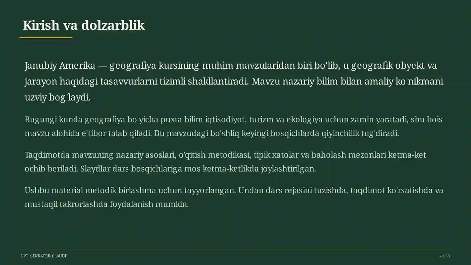 Janubiy Amerika (7-sinf) 4