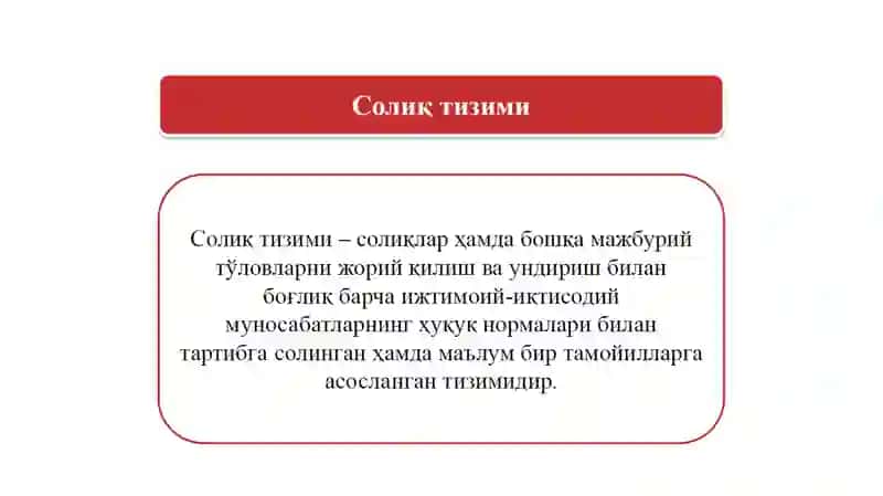 Солиқ тизими 4