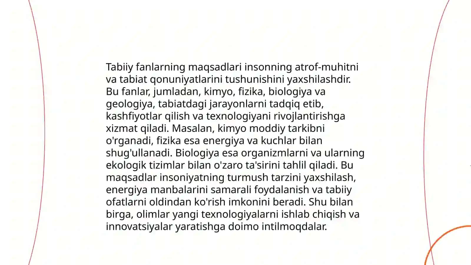 Tabiiy fanlar fanining maqsad va vazifalari 4