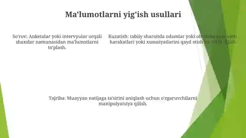 Miqdoriy Metodlar Va Ularning Qôllanishi 4