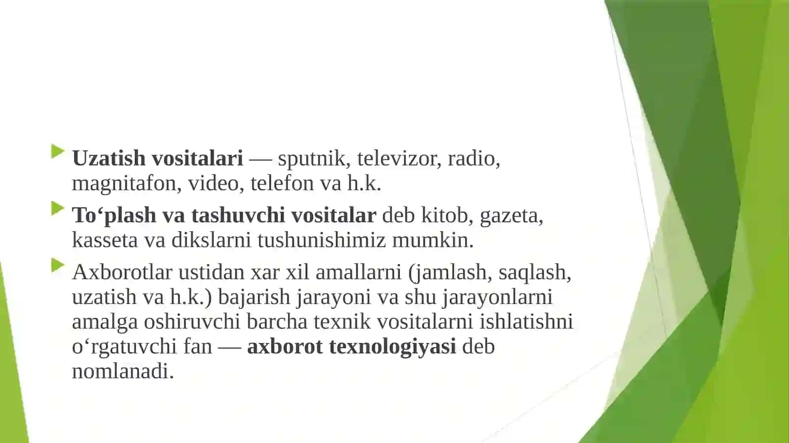 Kirish.Axborotkomunikatsiya texnologiyalarining iqtisodiyotdagi o’rni va vazifalari 4