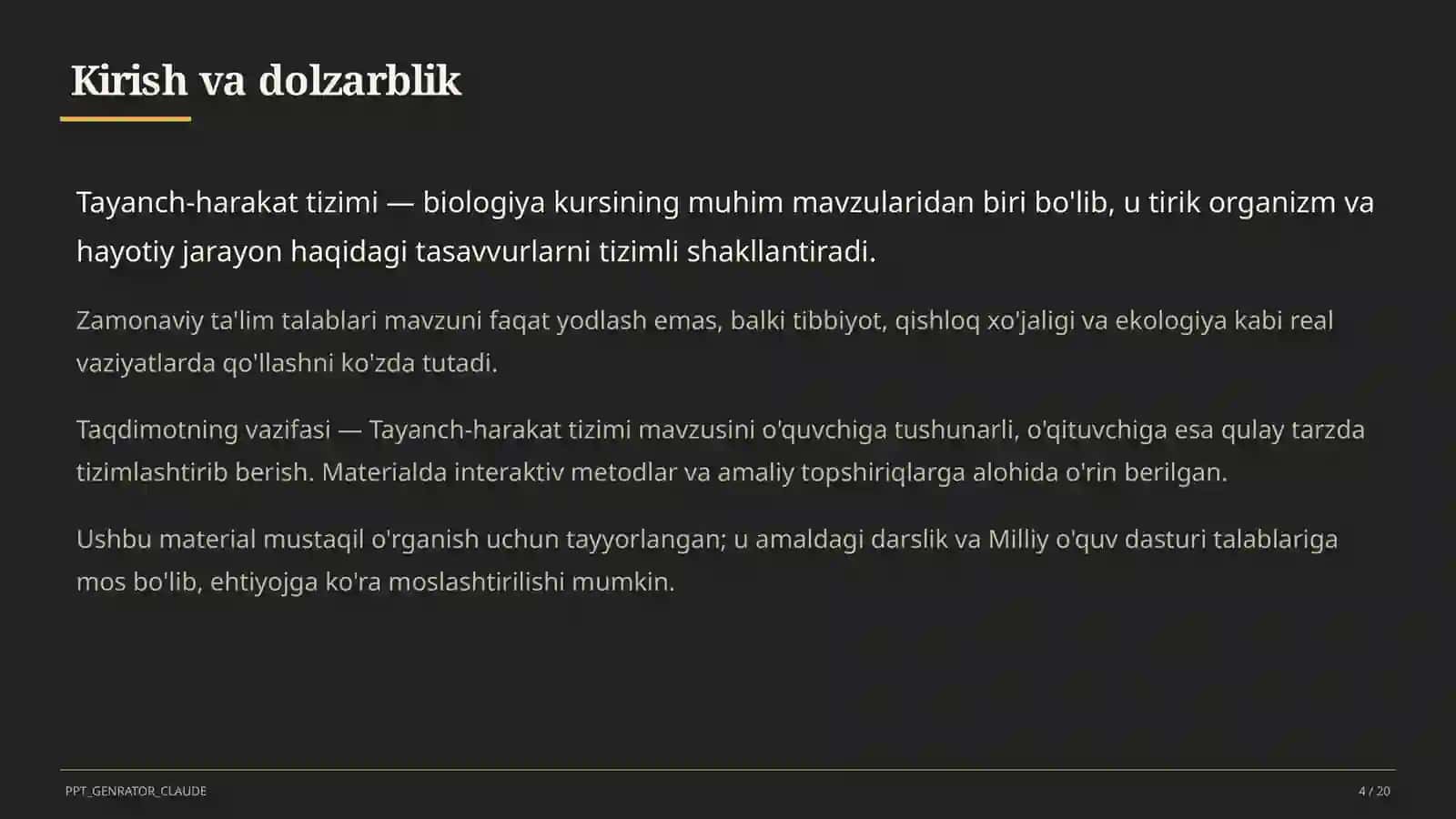 Tayanch-harakat tizimi (8-sinf) 4