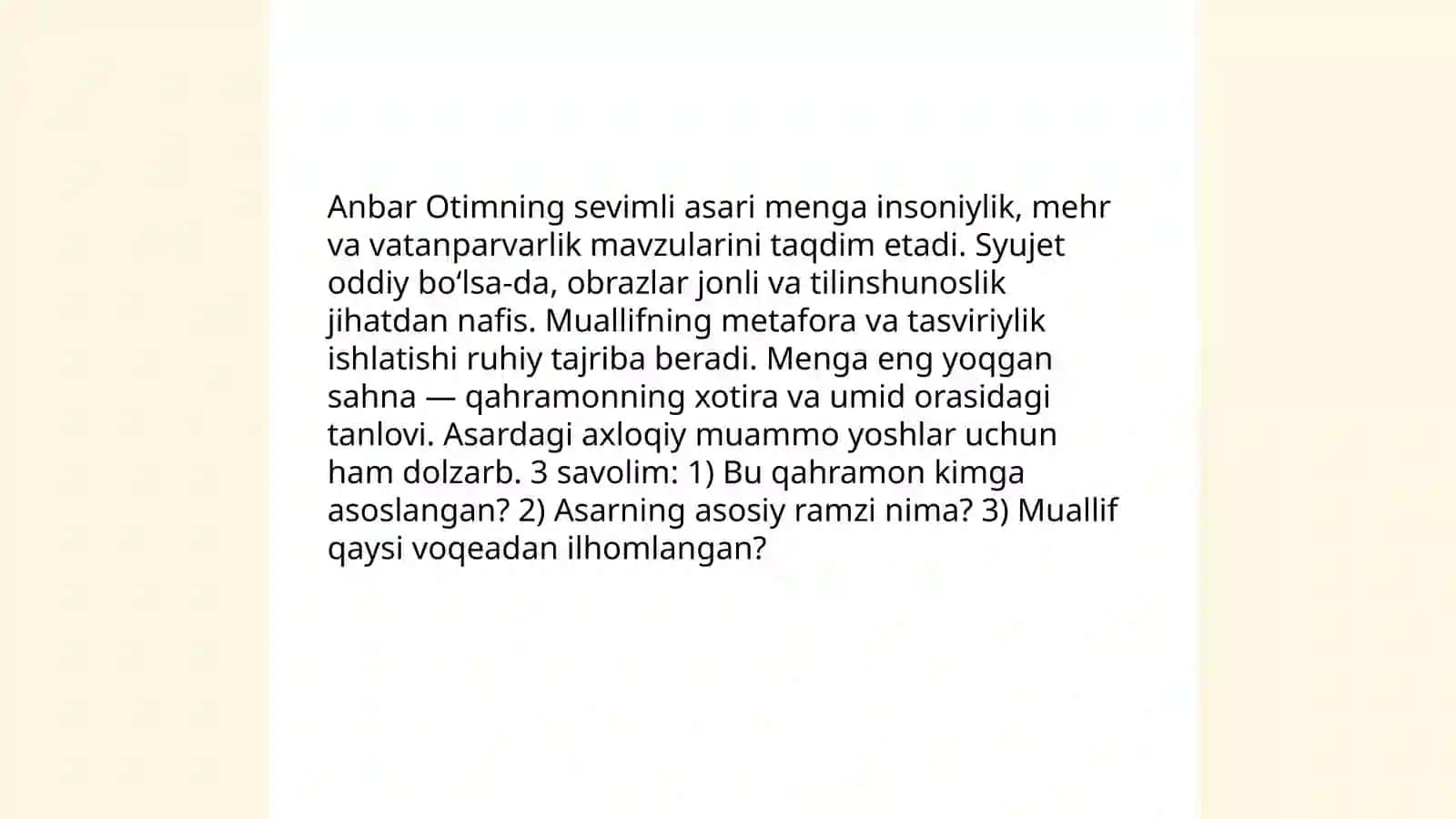 Anbar Otim hayoti va ijodi 4