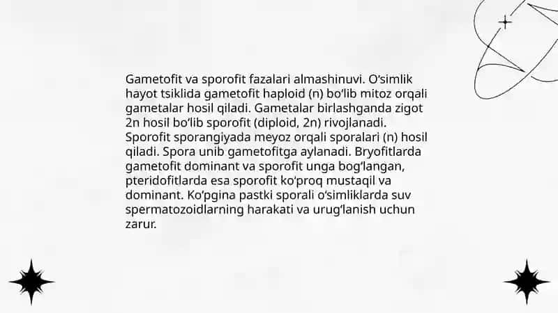 Tuban sporali o‘simliklaming tuzilishi, ko‘payishi va ahamiyati 4