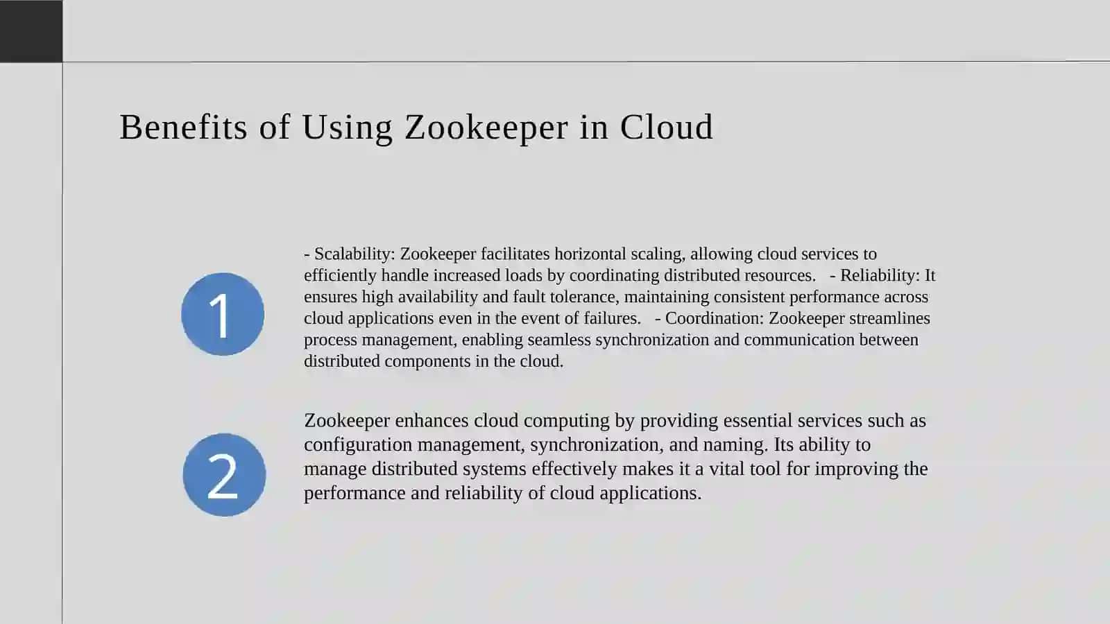 Zookeeper in cloud computing 4