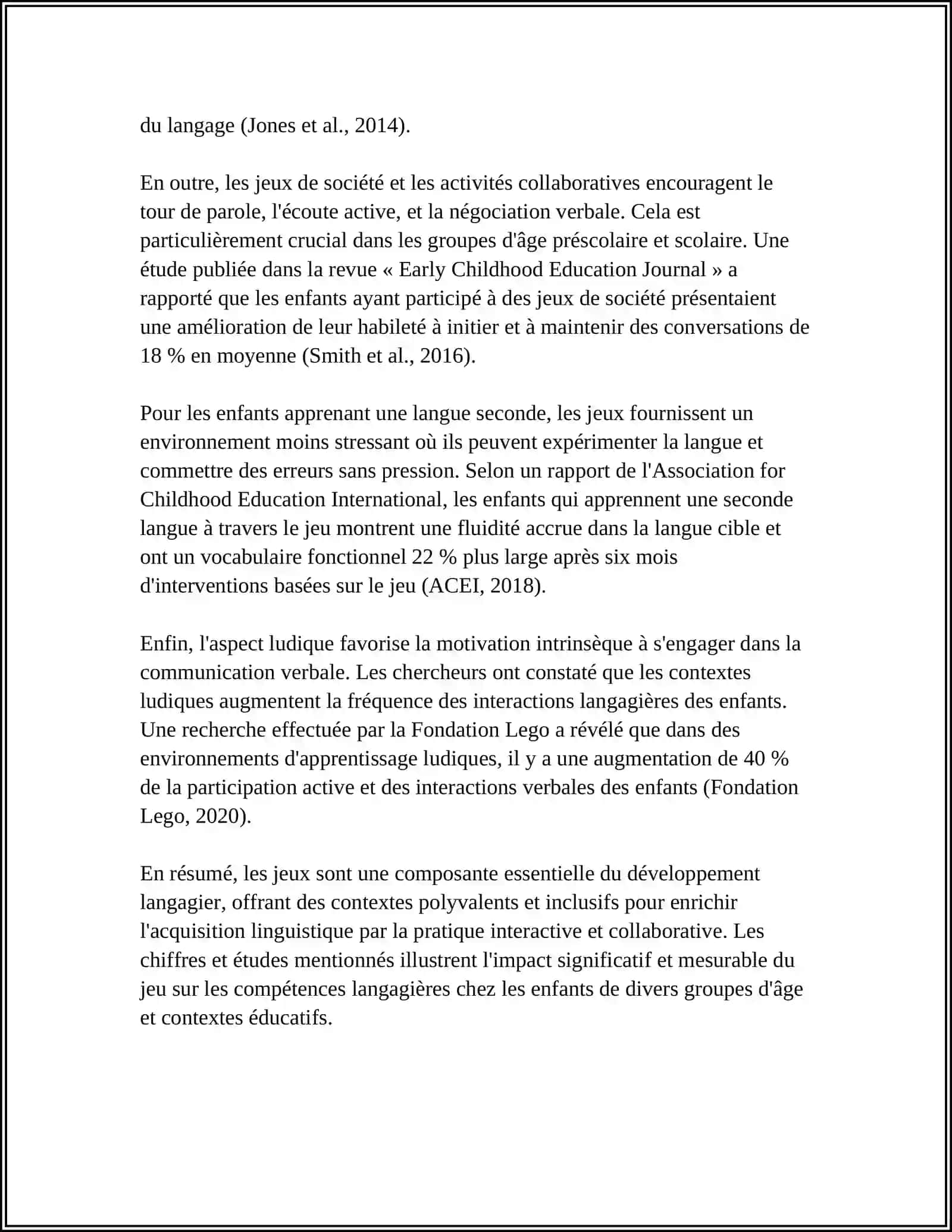 LE RÔLE DES JEUX DANS LA FORMATION DE LA COMPÉTENCE DISCURSIVE 4
