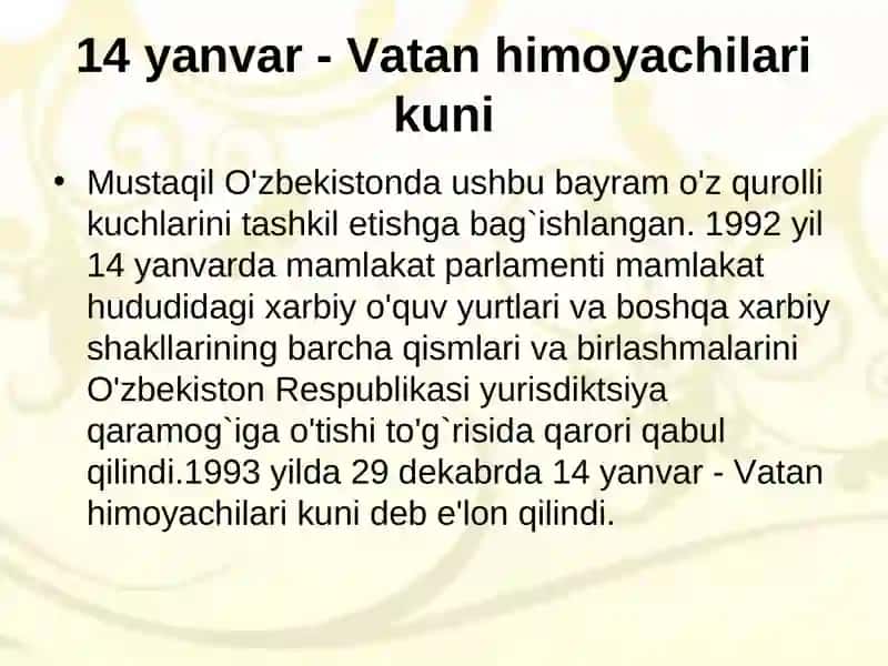 MILLIY BAYRAMLAR 4