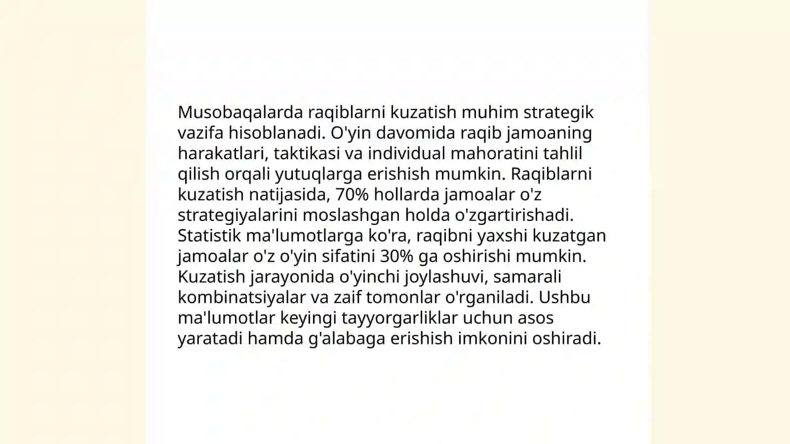 Sportchilarning taktika tanlovi 4